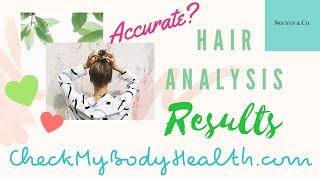 HAIR ANALYSIS REVIEW CheckMyBodyHealthCom Experience Accurate [upl. by Aynatan376]