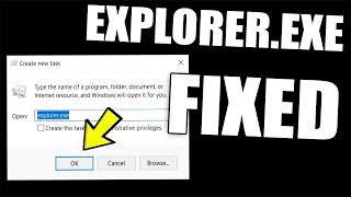 Fix Explorerexe not starting with Windows 10 [upl. by Esertap26]