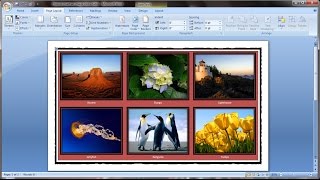 Microsoft Word Tutorial How to Insert Images Into Word Document Table [upl. by Robb266]