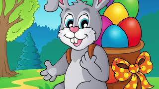 Hoppity Easter Bunny  Kids Easter Song  Easter Song For Kids  Time 4 Kids TV [upl. by Sualakcin]