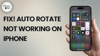 How to Fix Auto Rotate Not Working on iPhone [upl. by Nudnarb381]