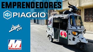 Como es tener un Piaggio Emprendedores en Motocarro Piaggio Ape City te lo cuentan Motoselva [upl. by Brande]