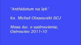 Anthidotum na lęk  ks Michał Olszewski SCJ [upl. by Nnylanna]