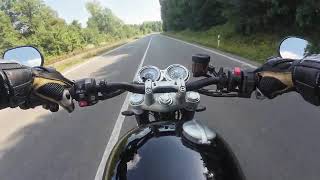 Triumph Speed Twin 1200  Ride  Onboard camera 4K [upl. by Norac]