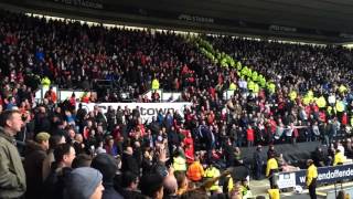 Nottingham Forest Fans at Derby 190316 [upl. by Douglas]