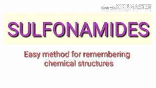 Sulfonamides chemical structures  medicinal chemistry [upl. by Finella]