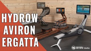 Aviron vs Hydrow vs Ergatta  Rowing Machine Comparison Review [upl. by Bibby81]