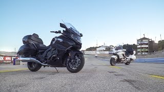 2018 Honda Gold Wing Tour vs 2018 BMW K1600 Grand America  On Two Wheels [upl. by Latsyc156]