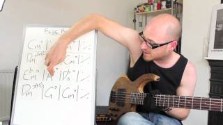 Jazz Phrasing Lesson Pt2  Bass lesson with Scott Devine L29 [upl. by Ecnerrat]