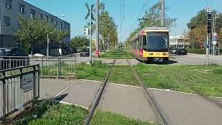 Karlsruhe Linie 2 von Knielingen Nord zur Neureuter Straße [upl. by Ellary826]