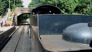 West Somerset Railway 2013  Bishops Lydeard to Minehead with GWR 280 No 3850 [upl. by Xuerd]