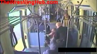 WWE Wrestler Shawn Daivari Chokes Drunk Passenger Out on Train [upl. by Ellehcor]