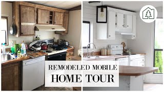 UNBELIEVABLE SINGLE WIDE MOBILE HOME RENOVATION  Before and After  Mobile Home Investing [upl. by Claretta]