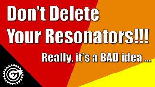 Deleting your resonator will NOT increase your power in fact youll LOSE power Learn why [upl. by Cadal726]