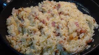 ARROZ CARBONARA BUENÍSIMO Y FÁCIL [upl. by Mohammed]