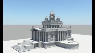 Temple Modeling in maya part 1 [upl. by Harilda220]