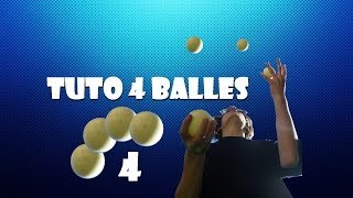 Tutoriel quotComment jongler à 4 ballesquot [upl. by Bevvy]