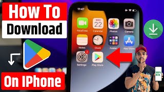 📥 How To Download Play Store in iPhone  Playstore Download in iPhone  Play Store Install in iOS [upl. by Abroms748]