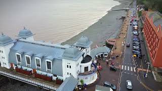 Penarth Pier 4k drone footage filmed on DJI MINI 3 210124 [upl. by Leirea652]