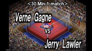 AWA World champ Verne Gagne vs CWA World champ Jerry Lawler [upl. by Tana]