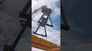 bandra versova sea link gantry lifting work lg mumbaisealink india engineering like must watch [upl. by Sturrock494]