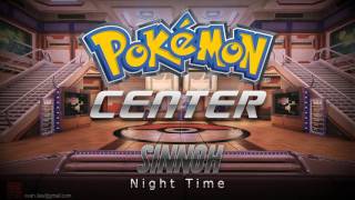 Sinnoh Pokémon Center Night Remastered  Pokémon Diamond Pearl Platinum [upl. by Noyar]