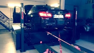 Aulitzky Tuning BMW F10 M5 Leistungsprüfstand Dyno 650PS [upl. by Ahsrat]