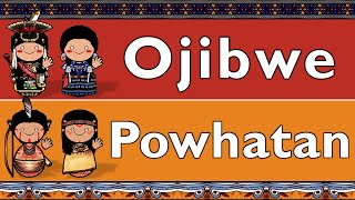 ALGONQUIAN NW OJIBWE amp POWHATAN [upl. by Ameerahs112]