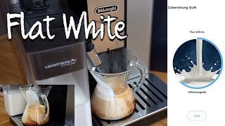 Flat White Bezug Echtzeit DeLonghi ECAM 61255 SB Prima Donna Soul [upl. by Ingra724]