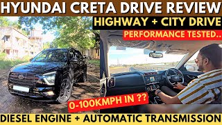 Most Detailed Hyundai Creta Drive Review  Crazy Wheelspin  Creta Diesel Automatic Drive Tamil [upl. by Hewett324]