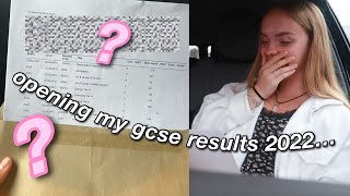 GCSE results 2022 live reaction open them with me [upl. by Yolane]