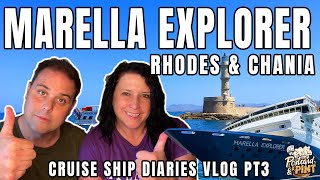 Marella Explorer Cruise Diaries Pt 3  Rhodes and Chania Vlog [upl. by Bayly]