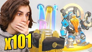 101x ANNIVERSARY LOOTBOX OPENING  Overwatch Anniversary Event [upl. by Acinorahs768]