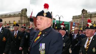 Fusilier 50 Gallipoli and St Georges Parade Bury 2018 [upl. by Ttenaj502]