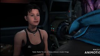 Jaal Ama Darav SLEPT WITH HIS PROFESSOR  Mass Effect Andromeda mod  Patch 110 [upl. by Nauhs]