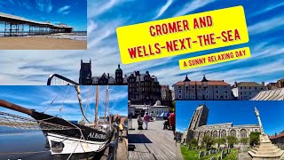 Cromer and wellsnextthesea on a bright June 2024 [upl. by Adelaida]