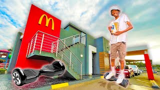 I ORDERED AT A DRIVE THRU WITH A HOVERBOARD [upl. by Esbenshade]