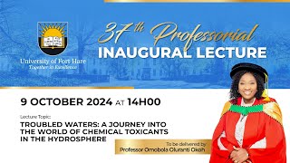 37th PROFESSORIAL INAUGURAL LECTURE [upl. by Nefen]