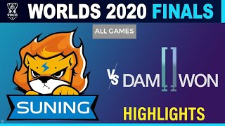 DWG vs SN Highlight All Game Chung Kết CKTG 2020  DAMWON vs Suning [upl. by Eduj]