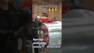 Tolier formeur soudure tigalu  carrosserie AMILCAR tolierformeur carrosserie [upl. by Idnas]