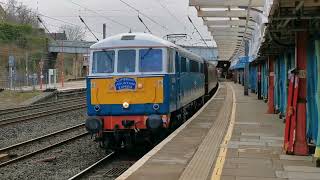 86259 1z86 Euston  Carlisle Cumbrian Mountain Express Sat 27th January 2024 [upl. by Ennaillij]