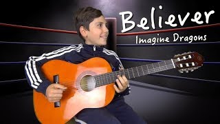 Believer  Imagine Dragons  Melody EasyChitarra Orchestra [upl. by Asiulairam]