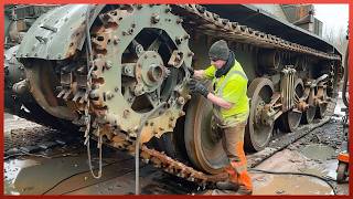 Men Fully Restore the BIGGEST GUN TANK IN THE WORLD  FV4005 Start to Finish MrHewes [upl. by Gower]