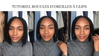 PORTER DES BOUCLES DOREILLES SANS AVOIR LES OREILLES PERCÉES  ⎮ YO EMY [upl. by Dirgni]