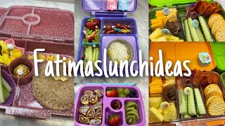 🌸Aquí todas las Loncheras escolares de la semana de Danna y Samantha schoollunch lunchbox [upl. by Eniksre694]