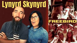 Lynyrd Skynyrd  Freebird REACTION with my wife [upl. by Atteoj]