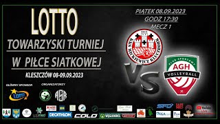 LOTTO turniej siatkówki mecz KKS Mickiewicz Kluczbork vs AZS AGH Kraków [upl. by Anawat]