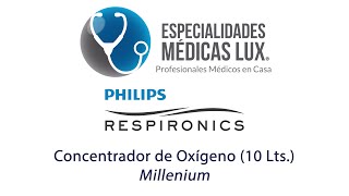 Concentrador de oxígeno de 10 Lts modelo Millenium [upl. by Anehta615]