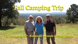 Fall Camping TripFD Roosevelt SP Kolomoki Mounds SP Bluff Creek [upl. by Lashonda441]