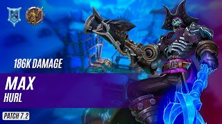 186K DAMAGE max DREDGE PALADINS COMPETITIVE DIAMOND HURL [upl. by Shaner484]